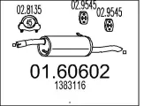 Endschalldämpfer MTS 01.60602