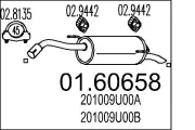 Endschalldämpfer MTS 01.60658