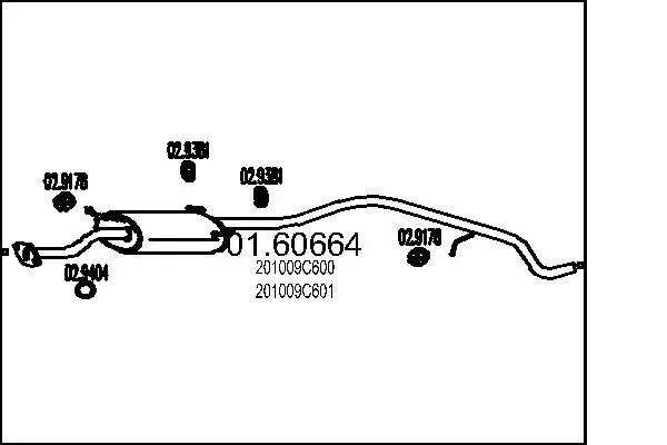 Endschalldämpfer MTS 01.60664