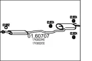 Endschalldämpfer MTS 01.60707