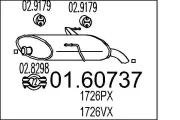 Endschalldämpfer MTS 01.60737