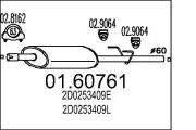 Endschalldämpfer MTS 01.60761