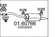 Endschalldämpfer MTS 01.60766