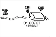 Endschalldämpfer MTS 01.60767