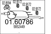 Endschalldämpfer MTS 01.60786