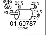 Endschalldämpfer MTS 01.60787