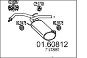 Endschalldämpfer MTS 01.60812