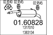 Endschalldämpfer MTS 01.60828
