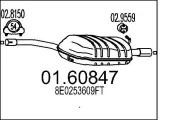 Endschalldämpfer MTS 01.60847