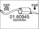 Endschalldämpfer MTS 01.60945