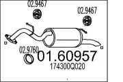 Endschalldämpfer MTS 01.60957