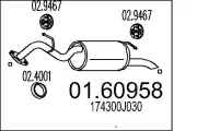 Endschalldämpfer MTS 01.60958