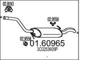 Endschalldämpfer MTS 01.60965