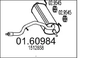Endschalldämpfer MTS 01.60984