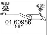 Endschalldämpfer MTS 01.60986