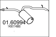 Endschalldämpfer MTS 01.60994