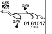 Endschalldämpfer MTS 01.61017
