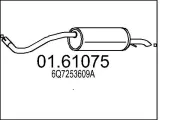 Endschalldämpfer MTS 01.61075