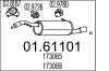 Endschalldämpfer MTS 01.61101