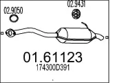 Endschalldämpfer MTS 01.61123