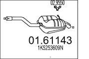 Endschalldämpfer MTS 01.61143