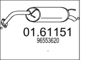 Endschalldämpfer MTS 01.61151