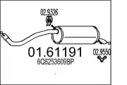 Endschalldämpfer MTS 01.61191