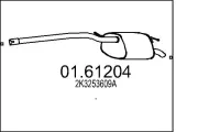 Endschalldämpfer MTS 01.61204