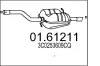 Endschalldämpfer MTS 01.61211