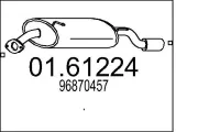 Endschalldämpfer MTS 01.61224