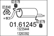 Endschalldämpfer MTS 01.61245