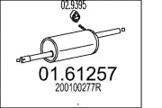 Endschalldämpfer MTS 01.61257