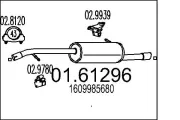 Endschalldämpfer MTS 01.61296