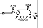 Endschalldämpfer MTS 01.61314