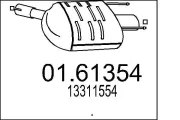 Endschalldämpfer MTS 01.61354