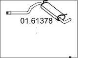 Endschalldämpfer MTS 01.61378