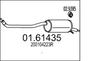 Endschalldämpfer MTS 01.61435