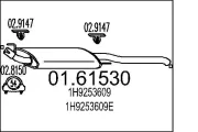 Endschalldämpfer MTS 01.61530