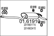 Endschalldämpfer MTS 01.61910