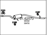 Endschalldämpfer MTS 01.62570