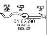 Endschalldämpfer MTS 01.62590