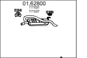 Endschalldämpfer MTS 01.62800