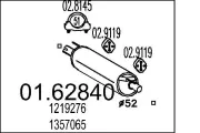 Endschalldämpfer MTS 01.62840