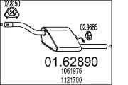 Endschalldämpfer MTS 01.62890