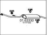 Endschalldämpfer MTS 01.63330