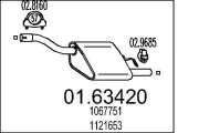 Endschalldämpfer MTS 01.63420