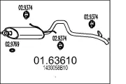 Endschalldämpfer MTS 01.63610