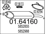 Endschalldämpfer MTS 01.64160