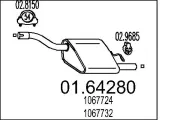 Endschalldämpfer MTS 01.64280