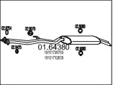 Endschalldämpfer MTS 01.64380